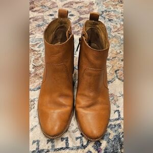 Madewell Brenner Boots in English Saddle